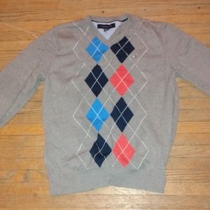Tommy Hilfiger argyle sweater sz:M